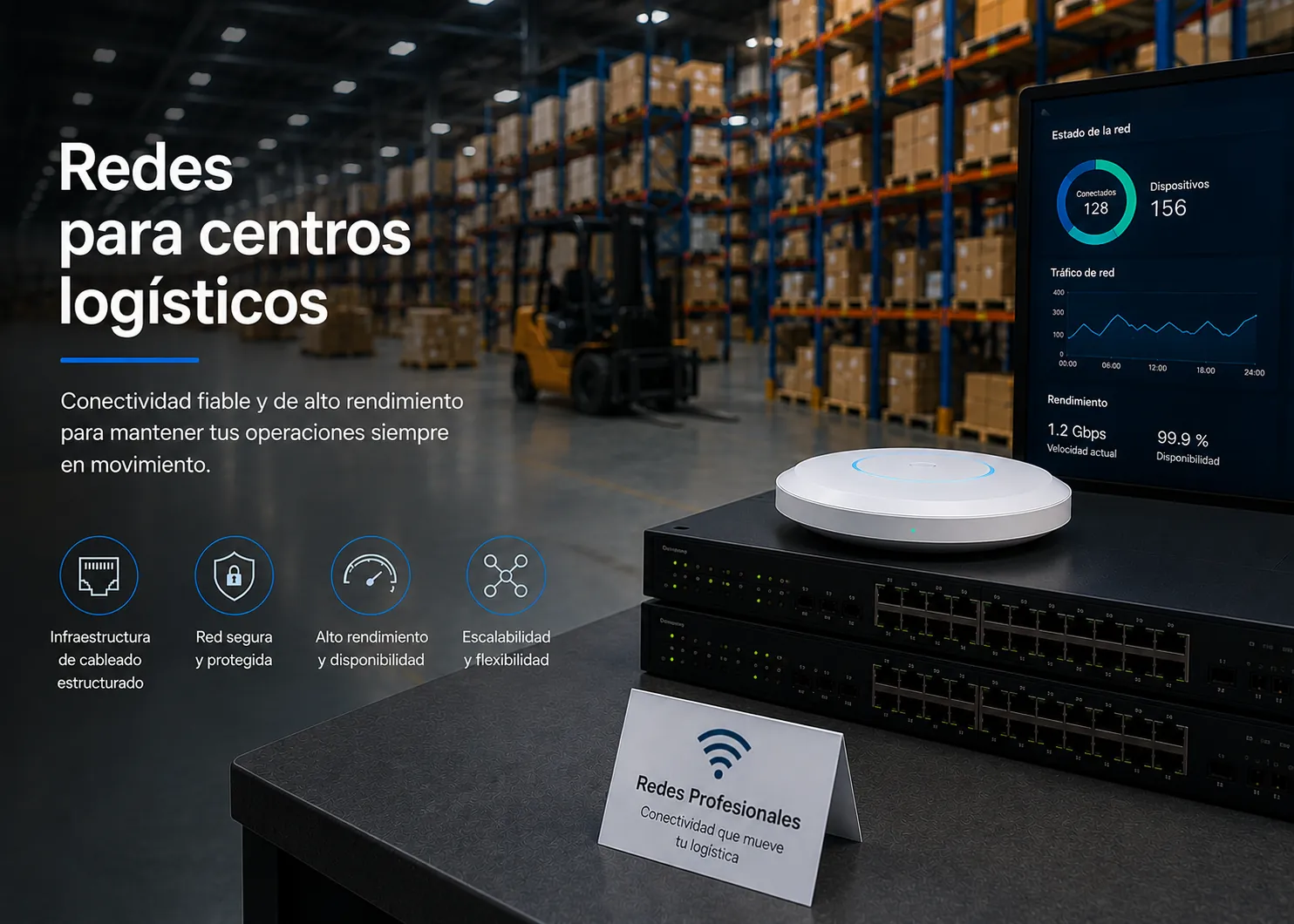 Redes de Cableado para empresa de logística